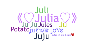 ชื่อเล่น - Julia