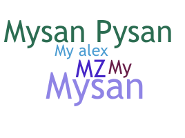 ชื่อเล่น - My