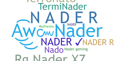 ชื่อเล่น - Nader