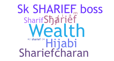 ชื่อเล่น - Sharief