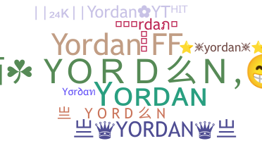 ชื่อเล่น - Yordan
