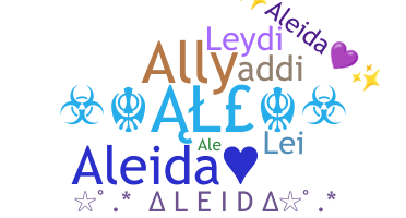 ชื่อเล่น - Aleida