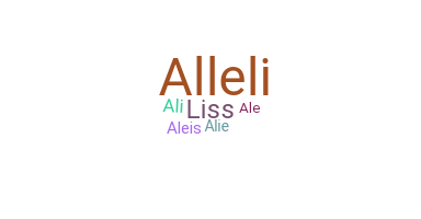 ชื่อเล่น - Aleli