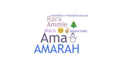 ชื่อเล่น - Amarah