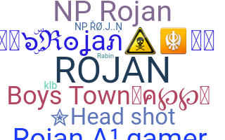 ชื่อเล่น - Rojan