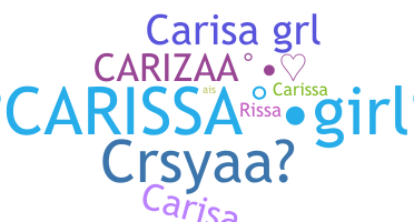 ชื่อเล่น - Carisa