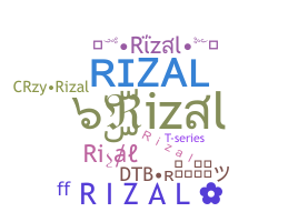 ชื่อเล่น - Rizal