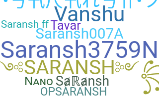 ชื่อเล่น - Saransh