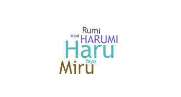 ชื่อเล่น - Harumi