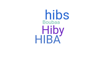ชื่อเล่น - Hiba