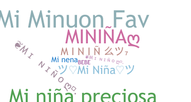 ชื่อเล่น - Minia