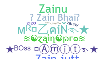 ชื่อเล่น - Zain