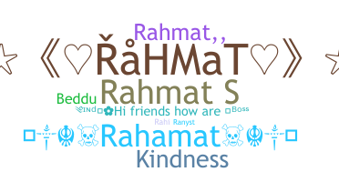 ชื่อเล่น - Rahmat