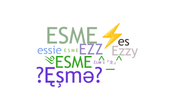 ชื่อเล่น - Esme