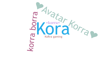 ชื่อเล่น - Korra