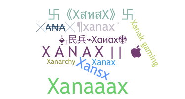 ชื่อเล่น - XANAX