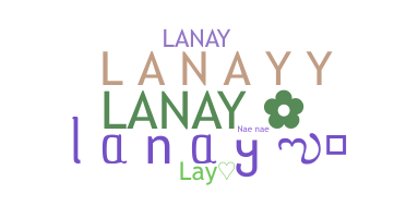 ชื่อเล่น - Lanay