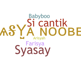 ชื่อเล่น - Syasya