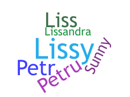 ชื่อเล่น - Lissandra