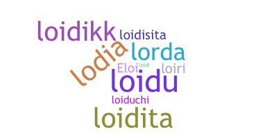 ชื่อเล่น - Loida
