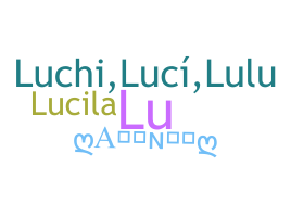 ชื่อเล่น - Lucila
