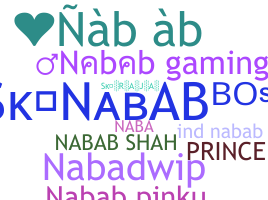 ชื่อเล่น - Nabab