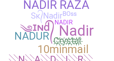 ชื่อเล่น - Nadir