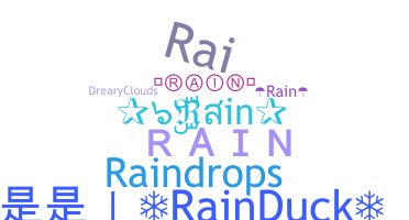 ชื่อเล่น - Rain