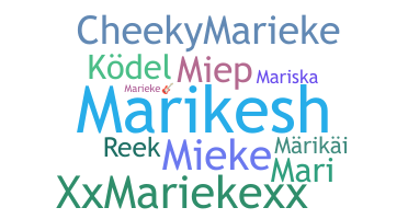 ชื่อเล่น - Marieke