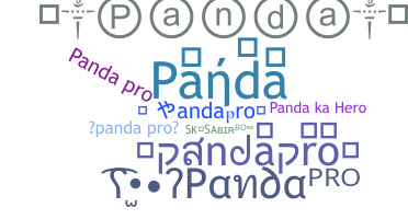 ชื่อเล่น - pandapro