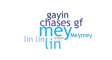ชื่อเล่น - Meylin