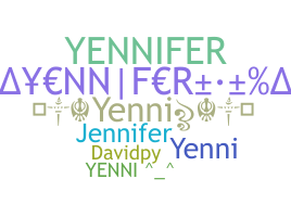 ชื่อเล่น - Yennifer