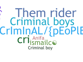 ชื่อเล่น - Criminalboys
