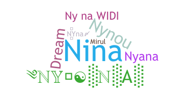 ชื่อเล่น - Nyna