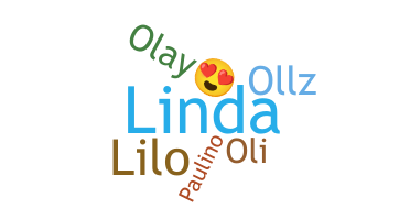 ชื่อเล่น - Olinda