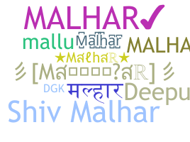 ชื่อเล่น - Malhar