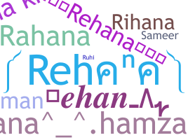 ชื่อเล่น - Rehana