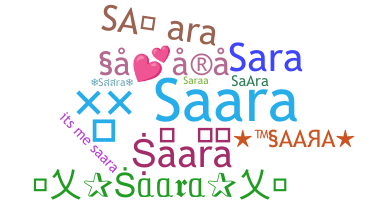 ชื่อเล่น - Saara