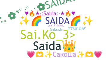ชื่อเล่น - Saida