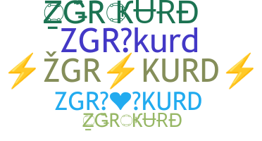 ชื่อเล่น - Zgrkurd