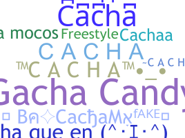 ชื่อเล่น - Cacha