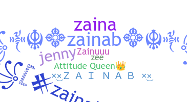 ชื่อเล่น - Zainab