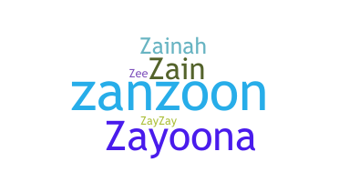 ชื่อเล่น - Zainah