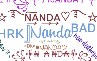 ชื่อเล่น - Nanda