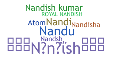 ชื่อเล่น - Nandish
