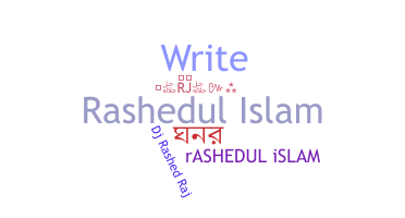 ชื่อเล่น - Rashedul