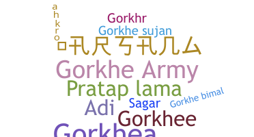 ชื่อเล่น - Gorkhe