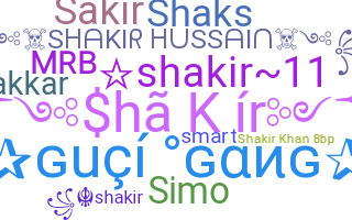 ชื่อเล่น - Shakir