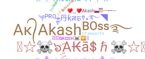 ชื่อเล่น - Akash