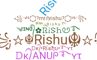 ชื่อเล่น - Rishu